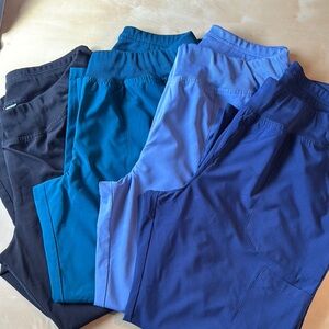 Dickies Women's scrub Pants - Black, Teal, Light Blue, Navy petite